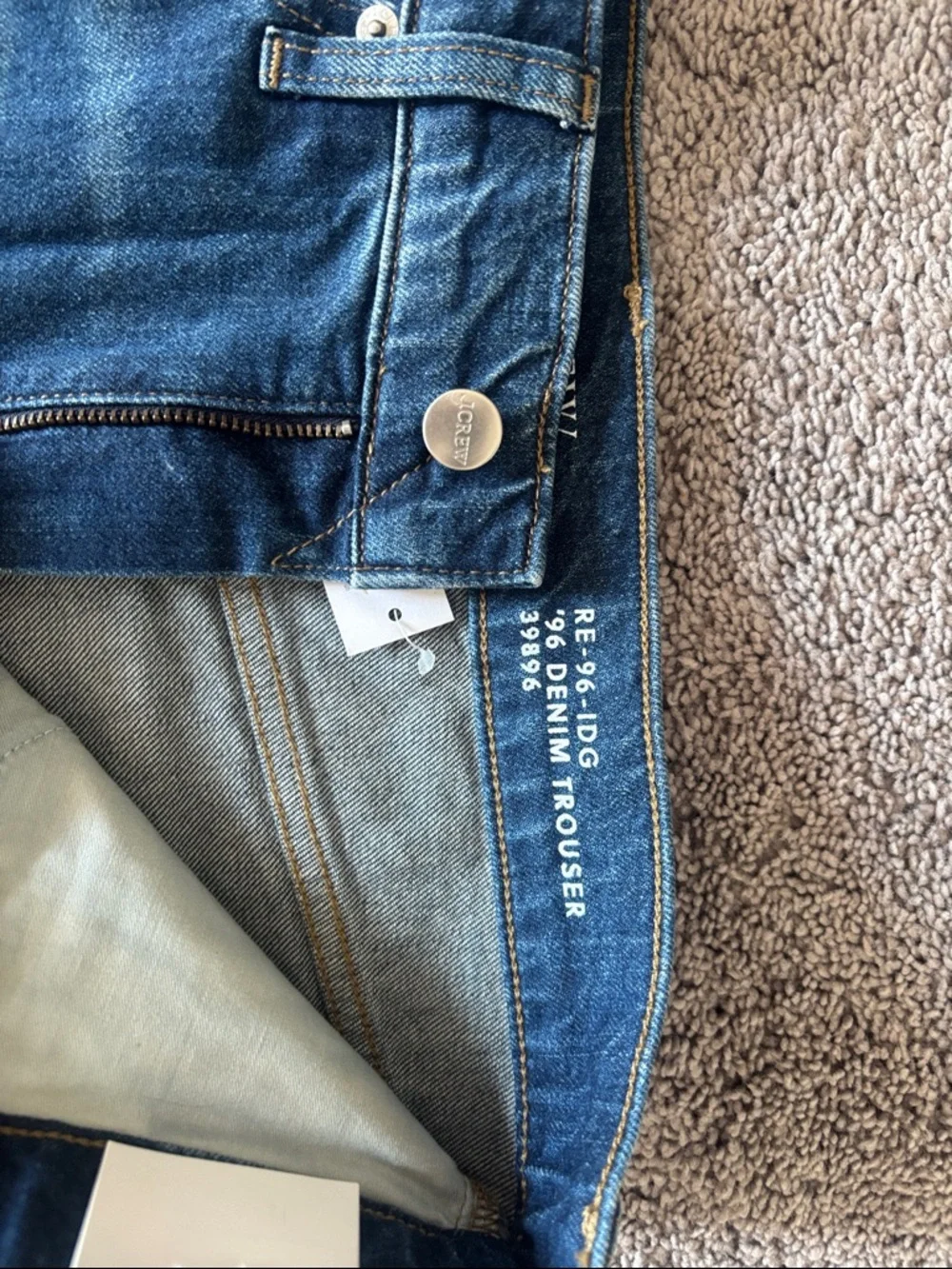J. Crew Dark Blue Wide Leg Jeans